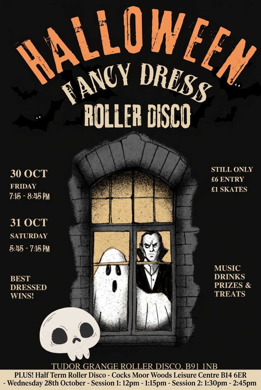 Half Term Roller Disco at Cocks Moor Woods